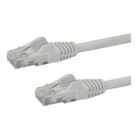 StarTech.com 10m CAT6 Ethernet Cable, 10 Gigabit Snagless RJ45 650MHz 100W PoE Patch Cord, CAT 6 10GbE UTP Network Cable w/Strain Relief, White, Wiring is UL Certified/TIA - Category 6 - 24AWG (N6PATC10MWH)