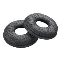 Poly Ohrpolster für drahtloses Headset - Kunstleder - Schwarz (Packung mit 2)