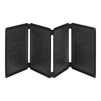 SANDBERG Solarladegerät - 60 Watt - 3 A - QC 3.0 - 4 Ausgabeanschlussstellen (24 pin USB-C, 2 x USB, Gleichstromstecker 5,5 x 2,1 mm)