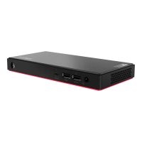Lenovo ThinkCentre M75n 11G4 - Thin Client - Nano - 1 x Ryzen 3 Pro 3300U / 2.1 GHz - RAM 8 GB - SSD 128 GB - NVMe - AMD Radeon Vega 6 - GigE - Lenovo Terminal Operating System V2 - Monitor: keiner - Tastatur: Deutsch - Iron Gray (obere Abdeckung)