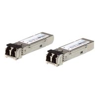 ATEN 2A-137G - SFP (Mini-GBIC)-Transceiver-Modul - LC Single-Modus - bis zu 10 km - 1310 nm (Packung mit 2)