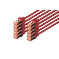 DIGITUS CAT 6 S/FTP Patchkabel, 10 Stück