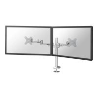 Neomounts FPMA-D935DG - Befestigungskit - Voll beweglich - für 2 LCD-Displays - Silber - Bildschirmgröße: 25.4-69 cm (10"-27")