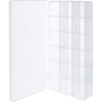 InLine Kleinteilebox - 18 Fächer - Abmessungen: 213x114x35mm - transparent