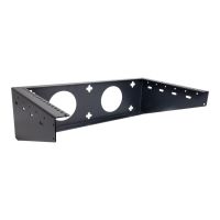 Inter-Tech Halterungsset (vertikal) - geeignet für Wandmontage - RAL 9005 - 6U - 48.3 cm (19")