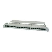 DIGITUS Professional DN-91616S - Patch Panel - CAT 6 - RJ-45 X 16 - Grau - 1U - 48.3 cm (19")