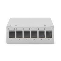 DIGITUS Modulares Desktop Patch Panel, geschirmt, 6-Port