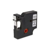 MEDIARANGE Laminiert - permanenter Klebstoff - Schwarz auf Weiß - Rolle (1,2 cm x 7 m)