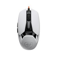 Cougar Gaming Gaming Maus AirBlader Tournament, Kabelgebunden, Weiß, rechts, Optisch, USB Typ-A, 20000 DPI, Weiß