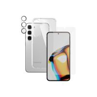 PanzerGlass 3-in-1 Schutzpacket - Schutzhülle für Mobiltelefon - Polycarbonat, Thermoplastisches Polyurethan (TPU)