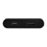 StarTech.com CDP2HDMDP USB-C-Multiport Adapter (4K 60Hz UHD, 2-in-1 USB Typ C auf HDMI/mDP Display oder Monitor)