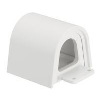 Hanwha Techwin Hanwha SBO-147BA, Montageadapter, Weiß, Hanwha, XNO-C6083RV/C7083RV/C8083RV/C9083RV, Aluminium, Polycarbonat (PC), 3/4"