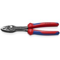 KNIPEX TwinGrip, Steckverbindungszange, 5,1 cm, 2,2 cm, 2,2 cm, 2,2 cm, Chrom-Vanadium-Stahl