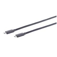 S/CONN maximum connectivity S/CONN 13-65015, 0,5 m, USB C, USB C, USB4 Gen 3x2, Schwarz