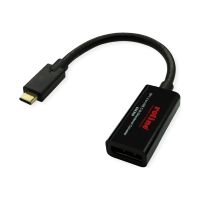 ROLINE Adapterkabel - 24 pin USB-C (M) zu DisplayPort (W)