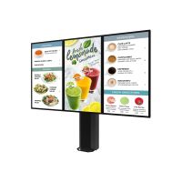 Peerless AV Outdoor Digital Menu Board KOF555-3 - Aufstellung - Ultra-dünn - für 3 Digital Signage LCD-Bildschirme - verriegelbar - Schwarz - Bildschirmgröße: 139.7 cm (55")