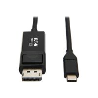 Eaton Tripp Lite Series USB C to DisplayPort Adapter Cable USB 3.1 Gen 1 Locking 4K USB Type-C to DP, USB C to DP, 3ft - DisplayPort-Kabel - 24 pin USB-C (M)