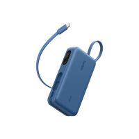 Belkin UltraCharge - Powerbank - with integrated cable and display - 10000 mAh - 45 watt - Fast Charge - 2 Ausgabeanschlussstellen (USB, USB-C)