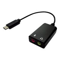 VALUE Audio-Eingangsadapter - USB-C - Schwarz
