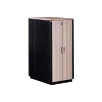 DIGITUS SOUNDproof DN-19 17U-S0-O - Schrank Netzwerkschrank - Schwarz, Oak, RAL 9005 - 17U - 48.3 cm (19")