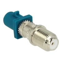 Delock RF-Adapter - F-Stecker (R) bis FAKRA Z-Anschluss (S)