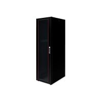 ROLINE Basic - Schrank Netzwerkschrank - glass door, 600x800 WxD - RAL 9005, Jet Black - 42HE - 48.3 cm (19")