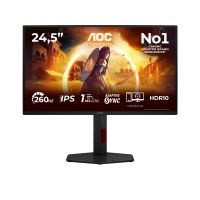 AOC G4 25G4ZR, 62,2 cm (24.5"), 1920 x 1080 Pixel, 1 ms, Schwarz, Rot