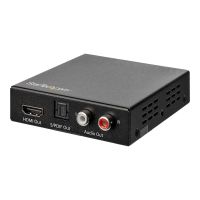 StarTech.com 4K HDMI Audio Extractor - 4K 60Hz - HDMI Audio Sound Splitter - HDR - SPDIF Toslink Optisches Audio (HD202A)