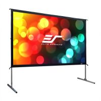 Elite Screens Yard Master 2, Manuell, 4,57 m (180"), 3,99 m, 2,24 m, 16:9, Silber, Weiß