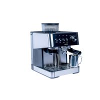 Tornado 20 Bar Siebträger-Kaffeemaschine TCM5431-GS. Ein Kraftpaket an Präzision und Innovation. Mit einer Kapazität von 270 Bohnen und einem 2,3-Liter-Wassertank, Espressomaschine, 2,3 l, Kaffeebohnen, Gemahlener Kaffee, Eingebautes Mahlwerk, Schwarz