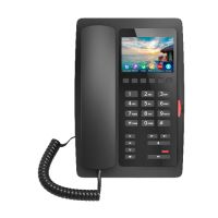 Fanvil H5W, IP-Telefon, Schwarz, Kabelgebundenes Mobilteil, Im Band, Außerhalb des Bandes, SIP-Info, 2 Zeilen, 8,89 cm (3.5")