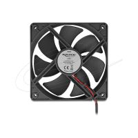 Delock Gehäuselüfter - axial - 120 mm - Schwarz