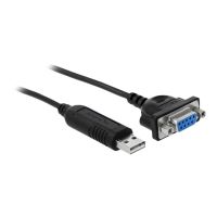 Delock Kabel seriell - USB (M) zu DB-9 (W)