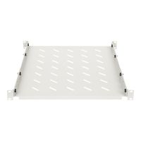 Intellinet Rack - Regal - 19" variable Schienen, feste Montage - Grau, RAL 7035 - 1U - 48.3 cm (19")