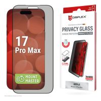 E.V.I. iPhone 17 Pro Max Privacy Panzerglas mit Mount Master, Apple, Apple iPhone 17 Pro Max, Kratzresistent, Schockresistent, Schmutzabweisend, Schwarz, 1 Stück(e)