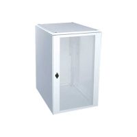 Vertiv Knürr smaract Enclosure - Schrank Netzwerkschrank - Hellgrau, RAL 7035 - 18U - 48.3 cm (19")