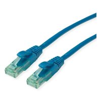 ROLINE Recycled Material 21.45.3149, 20 m, Cat6a, U/UTP (UTP), RJ-45, RJ-45, Blau