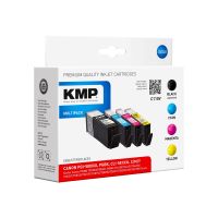 KMP MULTIPACK C110V - 4er-Pack - Größe XXL - Schwarz, Gelb, Cyan, Magenta - kompatibel - Tintenpatrone (Alternative zu: Canon CLI-581CXXL, Canon CLI-581MXXL, Canon CLI-581YXXL, Canon PGI-580PGBKXXL)