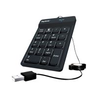 ICY BOX KeySonic ACK-118BK - Tastenfeld - USB - Schwarz