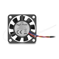 Delock Gehäuselüfter - axial - 40 mm - Schwarz