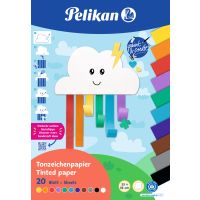 Pelikan 101585, Mehrfarbig, Monochromatisch, 120 g/m², 230 mm, 330 mm, 20 Blätter