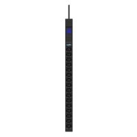 BlueWalker PowerWalker 10133027, Messgerät, 0U, Senkrecht, Schwarz, 16 AC-Ausgänge, C13-Koppler