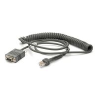 Zebra Kabel seriell - DB-9 (W) - 2.7 m - gewickelt