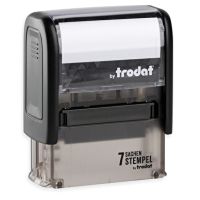 TRODAT Wedo 51 897701, Selbstfärbestempel, Textstempel, Schwarz