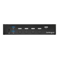 StarTech.com 4 Port DisplayPort KVM Switch - DP KVM Umschalter mit USB 3.0 Hub