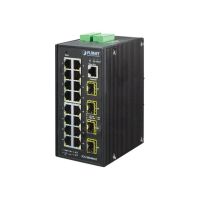 Planet IGS-20040MT - Switch - managed - 16 x 10/100/1000 + 4 x Gigabit SFP