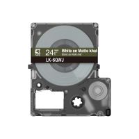 Epson LabelWorks LK-6QWJ - Weiß auf Matt-Khaki - Rolle (2,4 cm x 8 m)