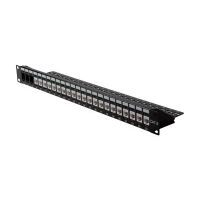 ROLINE Patch-Panel-Gehäuse - CAT 6e - UTP - Schwarz - 48.3 cm (19")
