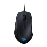 Turtle Beach Pure SEL – Ultraleichte, ergonomische RGB-Gaming-Maus, optischer 8K DPI-Sensor, mechanische Schalter, Vorspannsystem, reine PTFE-Gleitelemente, RGB-Beleuchtung Schwarz, rechts, Optisch, USB Typ-A, 8000 DPI, Schwarz