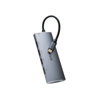 Equip USB-C 7-in-1 Multifunktionsadapter, HDMI, USB 3.0, TF/MICRO SD, 60W USB PD, USB 3.2 Gen 1 (3.1 Gen 1) Type-C, 100 W, Silber, MicroSD (TransFlash), MicroSDHC, SD, SDHC, 4K Ultra HD, 30 Hz